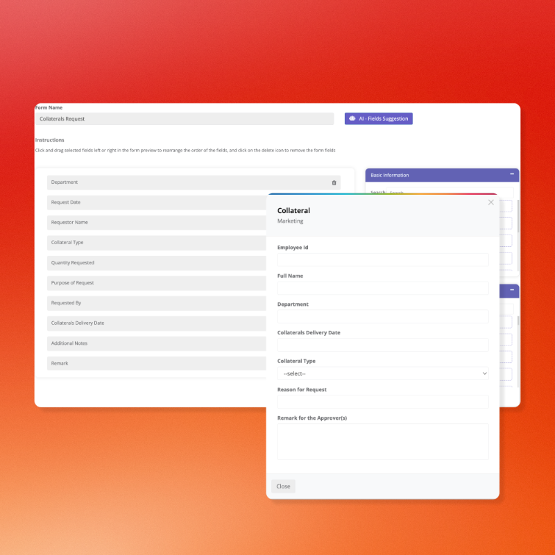Custom forms